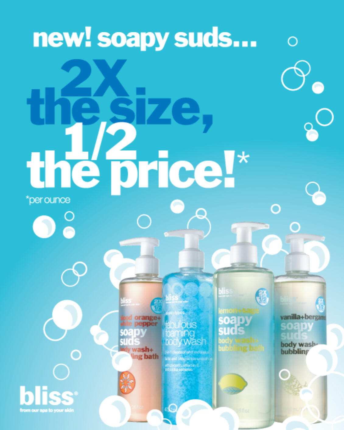 Bliss - Leading e-commerce, digital campaigns, and creative for 20+ spa locations to create a clearer, more cohesive brand experience.